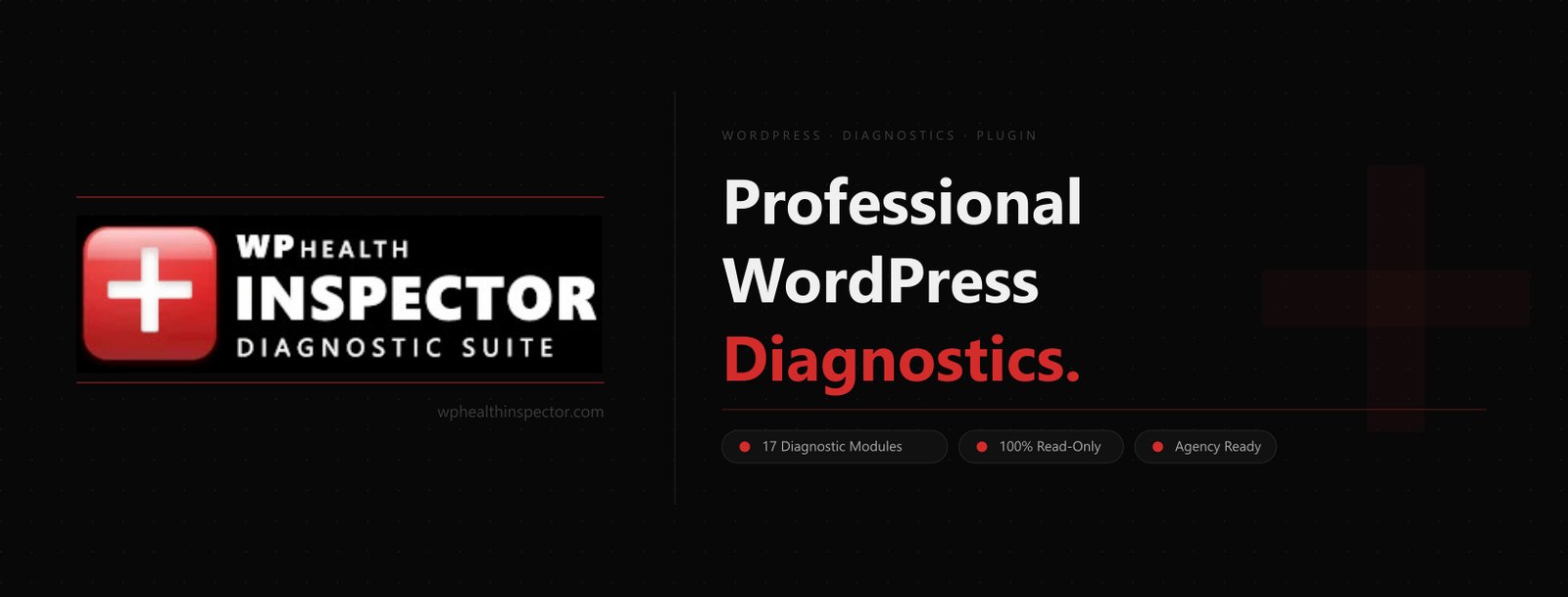 WP Health Inspector - Professional WordPress Diagnostics Plugin
